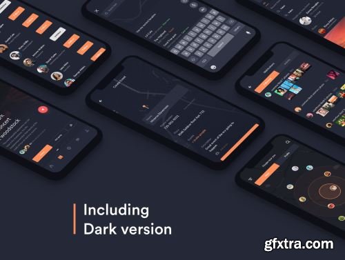 Socio IOS app ui kit Ui8.net