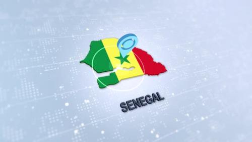 Videohive - Senegal Map With Marker - 48046080 - 48046080