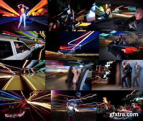 Light Trail Photography: Creative Lighting Using Motor Vehicle Lights at Night - Camera or Phone