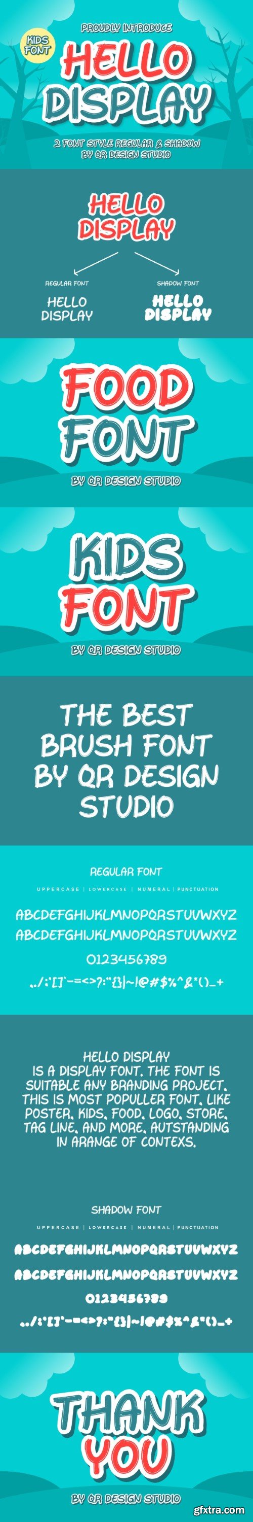 Hello Display - Brush Font