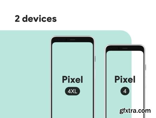 Pixel 4/4XL minimal mockup Ui8.net