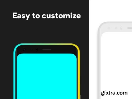Pixel 4/4XL minimal mockup Ui8.net