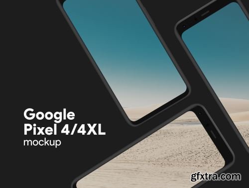 Pixel 4/4XL minimal mockup Ui8.net