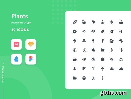 Plants - Papricon Glyph Ui8.net