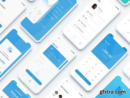 Simple Wallet App UI UX Kit Ui8.net