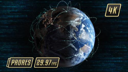 Videohive - Earth Data Network - 21842526 - 21842526