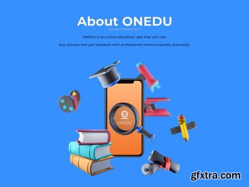 ONEDU - Online Education App UI Kit Ui8.net