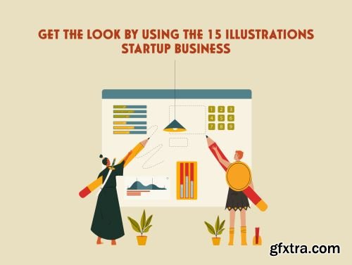 Office Work - Heritage Illustration Ui8.net