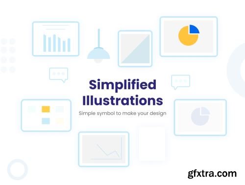 Illustration Work & Office KIT Ui8.net