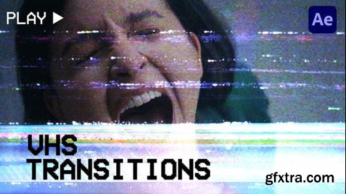 Videohive Seamless VHS Transitions 48241349