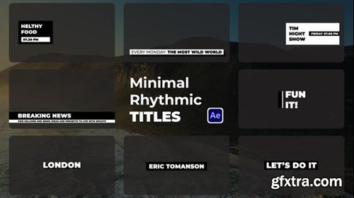 Videohive Minimal Rhythmic Titles 48282780