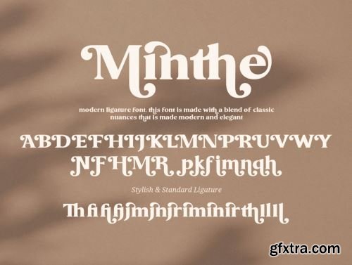 Minthe - Elegant Serif Font Ui8.net