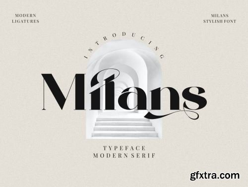 Milans_Typeface Modern Serif Ui8.net