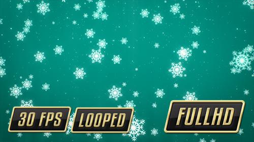 Videohive - Snowflakes Falling - 19191153 - 19191153