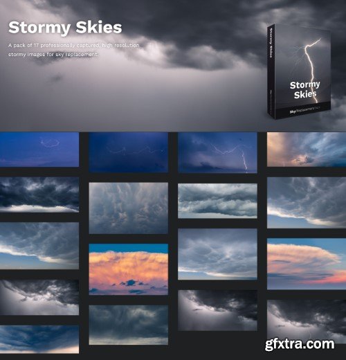 Sky replacement pack - Stormy Skies
