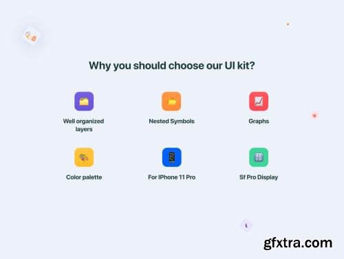 Marvie iOS App UI Kit Ui8.net