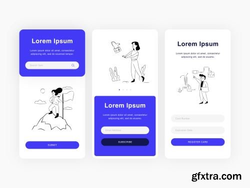 Minimalistic Illustrations Ui8.net
