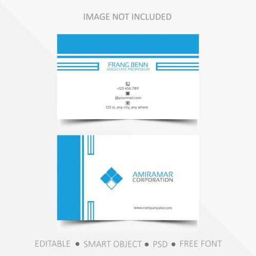 Premium PSD | Psd business card design template Premium PSD