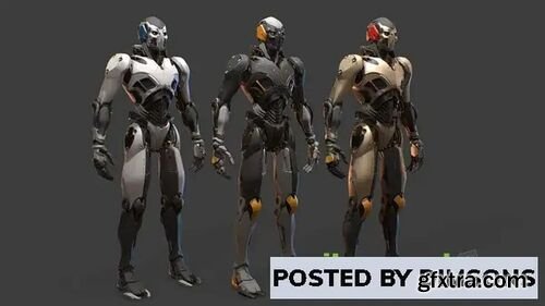 Sci-Fi Robot Character Pack v4.9, 4.18-4.27, 5.0-5.2