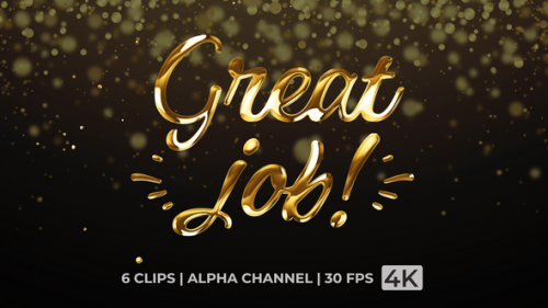 Videohive - Great Job Text Animation - 48067357 - 48067357