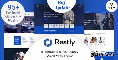 Themeforest - Restly - IT Solutions &amp; Technology WordPress Theme 31941062 v1.2.6 - Nulled