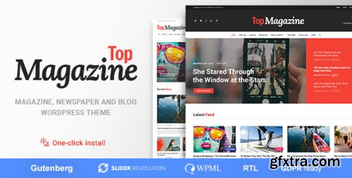 Themeforest - Top Magazine - Blog and News WordPress Theme 19296429 v1.2.2 - Nulled
