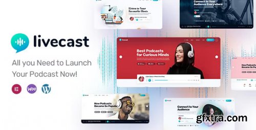 Themeforest - Livecast - Podcast Theme 32026625 v1.1 - Nulled