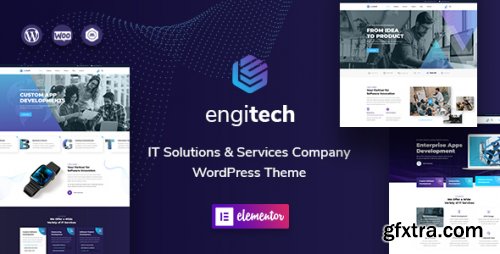 Themeforest - Engitech - IT Solutions &amp; Services WordPress Theme 25892002 v1.7 - Nulled
