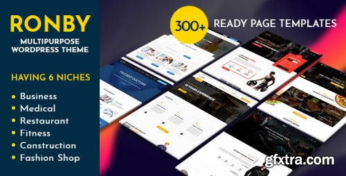 Themeforest - Ronby | 6 Niche Business Multi-Purpose WordPress Theme 23555308 v6.1.1 - Nulled