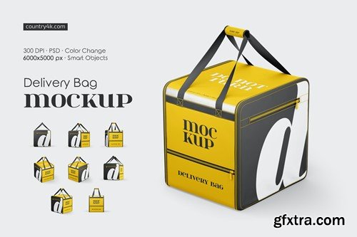 Delivery Bag Mockup Set SR6HQFX