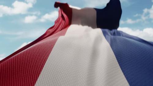 Videohive - Wavy Flag of Netherlands Blowing in the Wind in Slow Motion Waving Official Dutch Holland Flag Team - 48148342 - 48148342