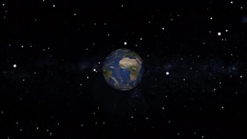 Videohive - Earth Planet animation in space. 2261 - 48148619 - 48148619