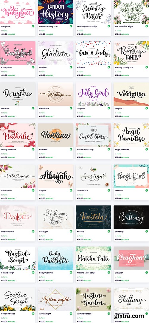 The Beautiful Font Bundle
