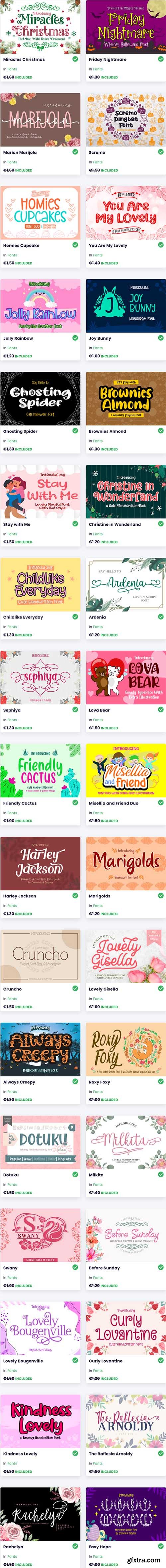 The Dreamink Collection Font Bundle