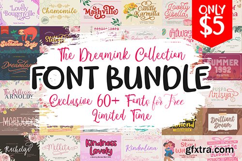 The Dreamink Collection Font Bundle