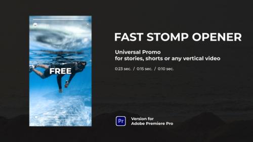 Videohive - Fast Stomp Opener - Vertical for Stories - 48224853 - 48224853