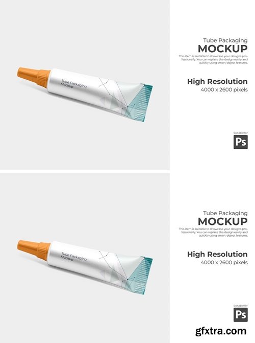 Tube Packaging Mockup ZPXAWTB Tube Packaging Mockup ZPXAWTB