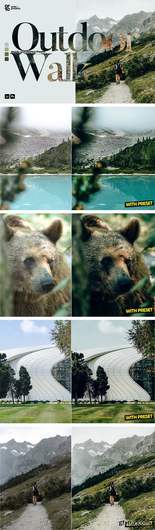 ARTA - Outdoor Walk Presets for Lightroom