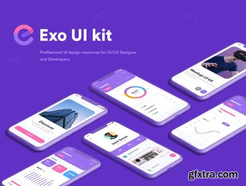 Exo UI kit Ui8.net