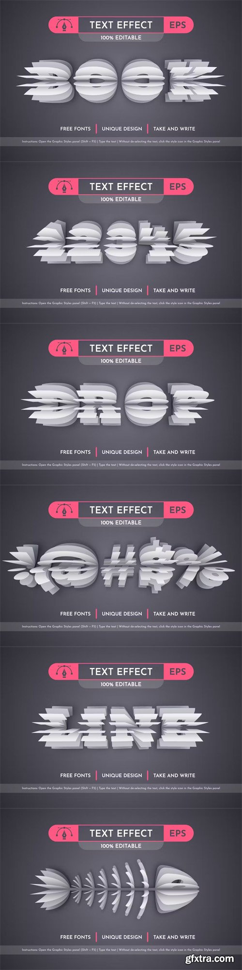 Book - Editable Text Effect, Font Style