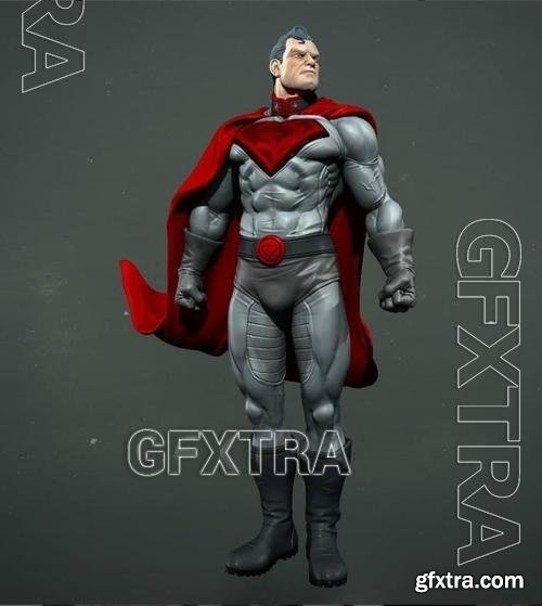 Red Superman &ndash; 3D Print Model