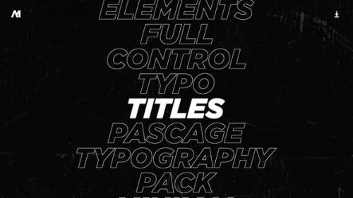 Videohive - Typography Titles 2.0 | MOGRT - 48311361 - 48311361