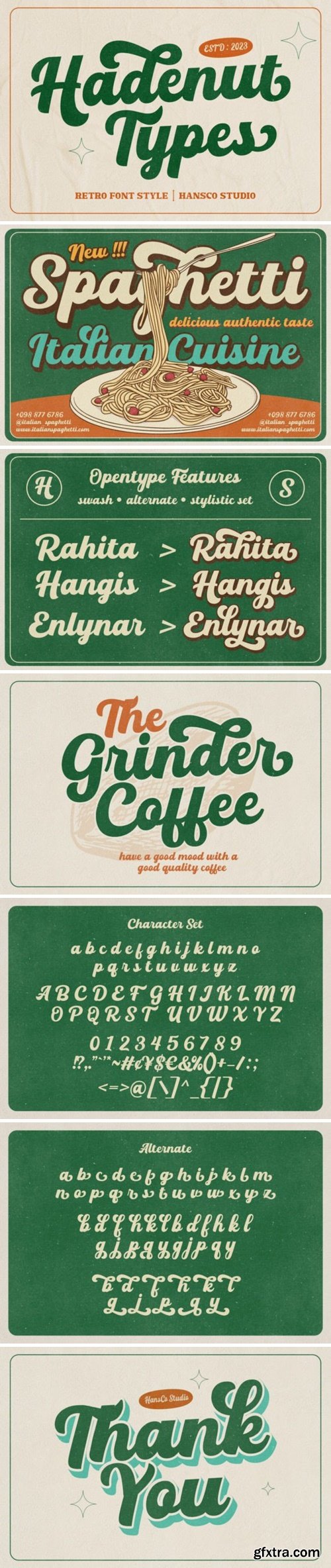 Hadenut Font