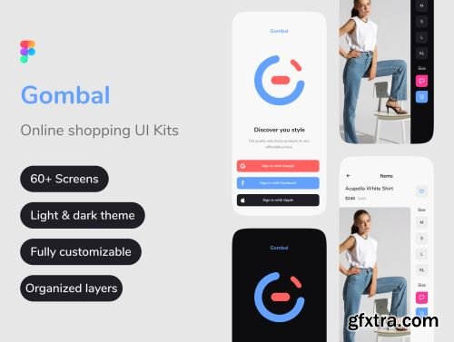 Gombal - Online shopping App UI Kit Ui8.net