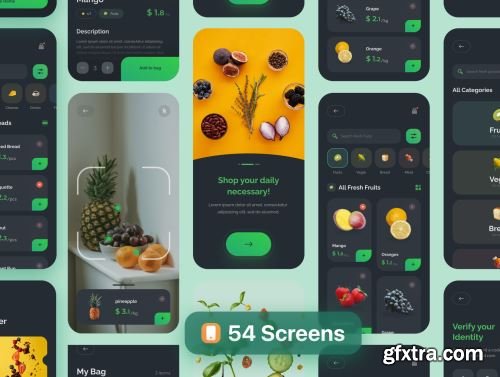 Grofast - Online Grocery App UI Kit Ui8.net