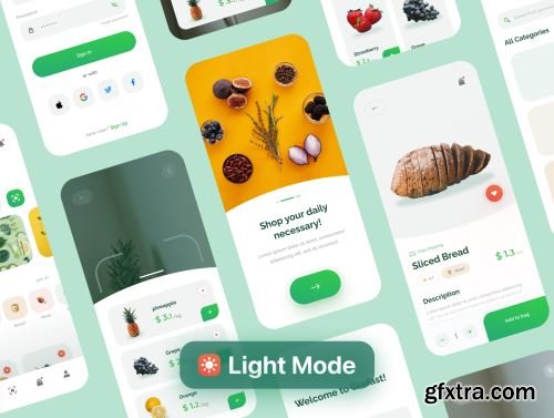 Grofast - Online Grocery App UI Kit Ui8.net