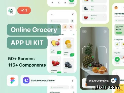 Grofast - Online Grocery App UI Kit Ui8.net
