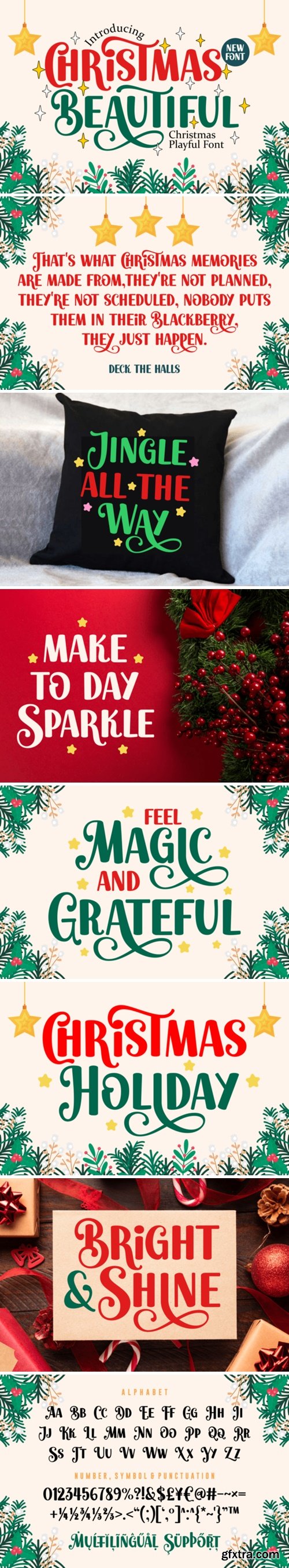 Christmas Beautiful Font