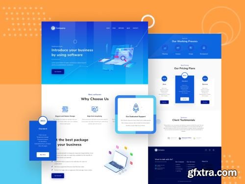 F A A F - Landing Page Ui8.net