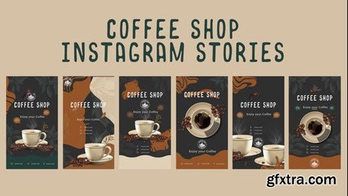 Videohive Coffee shop instagram stories 48700328